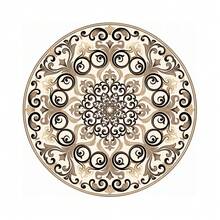2 Pcs/Set Creative Ceiling Pendant Light Decorative Wall Stickers, High-End Hotel Lobby Ceiling & Floor Round Mosaic Stickers, 3 Sizes Available - 2pcs - View 19