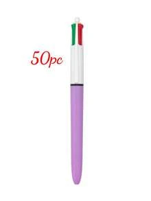 Customized Logo 4-Color Retractable Ballpoint Pen, Multi-Color Gift Pen, Study Essentials, Personalized Pens For Kids - Multicolor - View 21