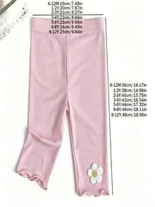4 Packs Girls' Summer Ice Silk Lightweight Leggings, Breathable Stretchy Pants For Babies & Kids Ages 0–12, Suitable For Outerwear Or Layering - Multicolor - View 12