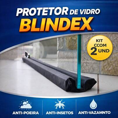 KIT 2 VEDA PORTA ROLINHO VIDRO