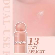 PERIPERA Syrupy Tok Cheek #13 Slouchy Apricot 1瓶 9g，暖色透明杏色裸色水光多功能液體腮紅，不結塊，適合暖色調膚色，四季皆宜，日系慵懶裸妝 - 013 慵懶杏子 - 查看 6