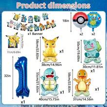 Mesuca Pet Spirit Theme Magic Spirit Baby Banner Blue Number Cartoon ...