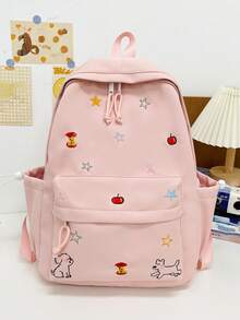 New Cartoon Back To School Season Versatile Couple Multifunctional Large Capacity Comfortable Minimalist Elegant Suitable For Various Occasions Backpack (No Accessories Included) - Multicolor - View 15