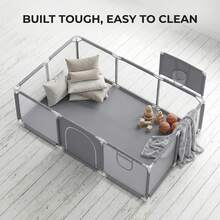 PANGDUBE Baby Bed Protection Rails - Grey - View 7