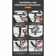 ROCKBROS 1PC Durable Aluminium Alloy Bicycle Kickstand, High Strength Durable Bike Stand, Non-Slip Design, Easy To Install Universal Fit For Mountain Bikes, Road Bikes & Folding Bikes, Bicycle Accessory - Multicolor - View 11