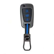 New Zinc Alloy Car Remote Key Cover Flip Case For Kia RIO K2 K5 Sportage Sorento I20 I30 I35 IX20 IX35 Solaris Verna, Soft Silicone Interior Anti-Scratch Full Protection Shell With Precise Cutouts, Easy Installation Auto Interior Key Accessor - A - View 10