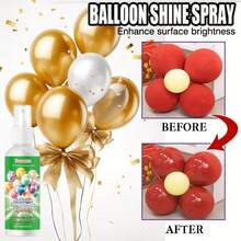 DOWMOO Party Balloon Brightening Spray, Instant Shine, Long-Lasting Gloss, Suitable For Birthday, Wedding, Family Gathering And Holiday Balloon Refresh, Gift For Family And Friends - Multicolor - View 2