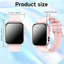 1.83-Inch Full-Screen Touchscreen Smartwatch Suitable For Both Men And Women. It Features Call Functionality, A Pedometer, Multiple Sports Modes, Bluetooth Calling , Notifications For Android &IOS Phones. Christmas Gift For My Husband And Children - View 8