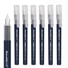 6pcs Direct Liquid Ink Pens, Black/Blue/Navy Blue Ink Disposable Direct Liquid Ink Pens, Drawing, Graffiti, Office Use - Sets - View 10