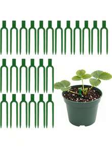 Plant Support Pins, Strawberry Vine Stem Plastic U-Shaped Garden Anchoring Clips, Suitable For Plant Cuttings And Creeping Stems Rooting, Reusable Garden Fixing Pins - Multiple Styles - View 6
