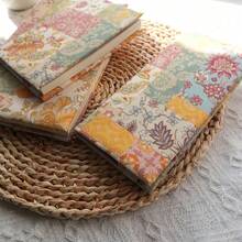 1 buah Sampul Buku Kain Patchwork Gaya Pastoral Ukuran A5/A6, Dapat Dicuci, Lembut, Pelindung untuk Buku Catatan/Buku Harian/Perencana - Mozaik pedesaan - View 6