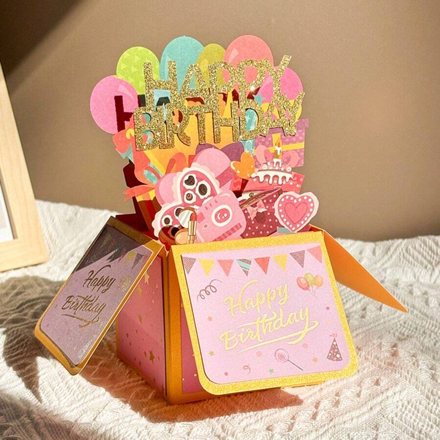 مجموعة بطاقات تهنئة عيد ميلاد بتصميم باقة زهور ثلاثية الأبعاد منبثقة | بطاقة هدية بزهور ورقية مع حامل نقود لعيد الأم للأم والنساء مع ظرف وملاحظة - بطاقات المعايدة - مشاهدة 1