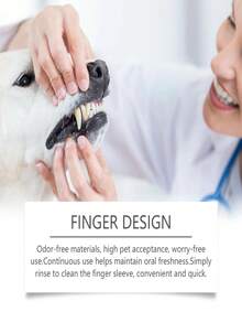 Katzen- und Hundezahnbürsten-Fingerhülse, Haustier-Zahnbürsten-Fingerhülse, Zahnplaque-Entfernung, Mundpflege, frische Zähne, Zahnreinigung-Fingerhülse, Mundfrische, praktisch für Reisen, universell für Katzen und Hunde, Mundreinigungsprodukte, Katze, Reinigungsprodukte - Verschiedenfarbig - Übersicht 7