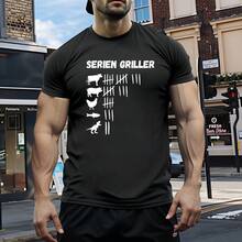 Ich marschiere, dass ich marschieren muss – galizische Sprüche T-Shirt Lustiges Herren T-Shirt, lässiges Männer T-Shirt, Herren-Oberteile, Herrenbekleidung - Schwarz - Übersicht 1