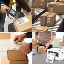 1 Stack Of 4-Inch X 6-Inch Direct Thermal Printer Labels, 500 Labels Per Stack. Folded For Thermal Printer Paper, Commercial-Grade Thermal Printer Stickers, Perforated Thermal Printer Labels. - 1 Stack Of 500 Sheets - View 11