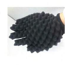 Curly Hair Sponge Gloves, Magic Curl Scissors Twist Sponge Glove Brush, Black Hair Brush Sponge For Men's Curly Hair, African Natural Hair, Gift, Hair Styling Accessories, Hair Styling Tools - Multicolor - View 7