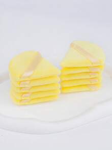 三角麂皮化妝棉 5/10/20/30/50/100入，超柔軟麂皮材質，適用於修容、眼部與角落，適合所有膚質 - 彩色 - 查看 2