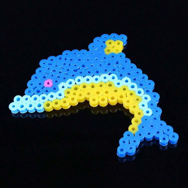5mm 2000pcs Fuse Beads - Glow At Night/Black/White High-Quality Melting Craft Beads For DIY Pixel Art, Handmade Decor & Creative Projects - 5mm - View 7