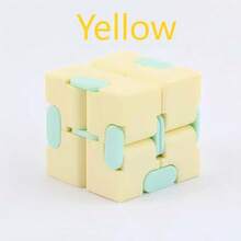 1PC Teenager Brain Teaser Cube, Fidget Toy For Mind Training And Stress Relief, Puzzle Magic Cube, Creative Infinite Cube, Macaron Candy Color, Finger Exercise Stress Relief - Multicolor - View 9