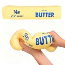 Slow Rebound Stress Relief Toy Butter Stick Soft Bag Squeeze Toy For Adults - Multicolor - View 1