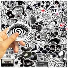 100Pcs Downtown Y2K Girls Style 2 Stickers Waterproof DIY Decals For Guitar Luggage Decor - 100 PCS - View 4