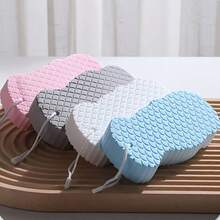 1/4 Piece Color-Random 3D Fish-Scale Design Bath Sponge Set, Gentle Exfoliation, Soft And Skin-Friendly, Three-Dimensional Cleaning Protects The Skin, Thoroughly Cleans And Exfoliates, Providing A Relaxing SPA Bathing Experience - Cleaner And Cleaner - View 10