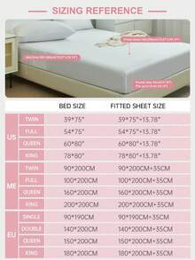 HONEYMOON 1pc Premium Silky Satin Fitted Sheet, Soft Breathable Wrinkle-Resistant, Improve Sleep Quality, Luxury Hotel Style, Gift For Parents And Friends, 14 Inch/35cm Deep Pocket, Fits All Bed Sizes - Twin, Full, Queen, King, Oeko-Tex Certified - Red - View 4