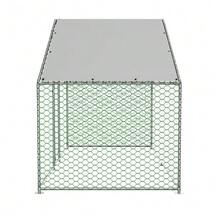 Run With Safety Lock And Waterproof PE Cloth, Metal Small Animal Enclosure For Chickens, Rabbits And Other Small Animals - 3 X 1, 5 X 2m - View 9