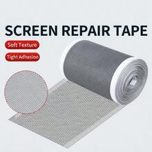 1 لفة 5م شريط شبكي متعدد الاستخدامات ذاتي اللصق، رقعة إصلاح شبكة الحشرات DIY قابلة للقص ملصق تصريف أرضية الحمام لمنع البعوض/إصلاح النافذة/الباب/باب الشاشة ملصقات مؤقتة لالتقاط الشعر من تصريف الدش وملصقات تصريف الأرضية - A - مشاهدة 7