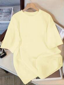 Completi Estivi da Donna per Insegnanti, Top per il Ritorno a Scuola, Top Estivi [Stampa su Due Lati], Top alla Moda da Donna, Abbigliamento Estivo da Donna, Stile da Spiaggia, Gra - Albicocca - Visualizzare 2