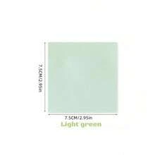 6 入莫蘭迪色便利貼，尺寸 7.5 X 7.5 公分 (3 X 3 英吋)，適用於居家、辦公室與筆記本，每包 50 張，學校用品 - 均碼 - 查看 14