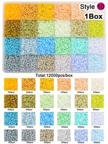 1 Box 24 Colors 2.6mm Melted Beads Set, Dot Puzzle Handmade DIY, Birthday, Graduation, Valentine's Day, Party Gift, Refill Beads Set, Multiple Colors Available - Puzzle Beads - View 20