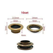 10/30/50 Set Metal Eyelet With Washer Grommet Ring Air Hole Rivet For Leather Bag Shoes Belt Cap Clothes - A - View 8