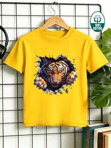 para niños, ideal para actividades al aire libre y deportes, top de estilo nuevo para primavera y verano, 100% tela, ropa para niños pequeños y grandes, opción de regalo para las vacaciones - Negro - Ver 10