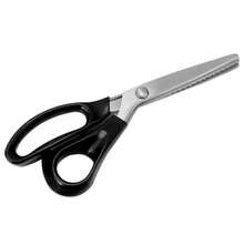 Jagged Fan-Shaped Edge Serrated Scissors, Multi-Function Tailoring Scissors, Professional Serrated Cutting Scissors, Sewing Craft Cutting Paper Clothing Fabric Home Use, Multiple Designs Handmade Patterns Can Be Cut - Single Piece - View 9