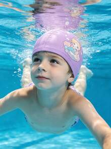 Children's Swimming Cap, Soft Silicone Material, Waterproof Anti-Slip High Elasticity, Suitable For 3-14 Years Old Boys And Girls, First Day Of School - Multicolor - View 11