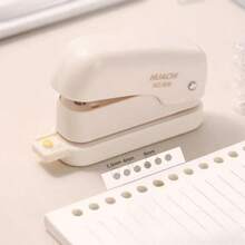 1個 6孔活頁本打孔器，圓孔手動打孔工具，小型打孔文具，適用於手工剪貼簿 - 1pc - 查看 10