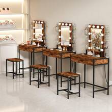 Vanities & Vanity Benches - Brown - View 8