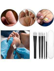 6pcs Professional Pedicure Tool Set, Stainless Steel Foot Care Tools For Trimming Ingrown Toenails, Removing Calluses And Dead Skin, Comprehensive Pedicure Set: Six Different Tools Designed To Meet Various Foot Care Needs. - Nail Care Set - View 4