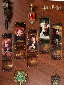 1 Paket Pembatas Buku Perpustakaan Bacaan Harry Potter, Seri Abadi Harry Potter, Malfoy, Hermione, Ron, Luna, Cedric Diggory, Pembatas Halaman Kartu Kertas, Hadiah Kreatif DIY untuk Siswa, Pembatas Buku Multifungsi dari Kertas, Perlengkapan Sekolah, Musim Kembali ke Sekolah - MultiWarna - View 10