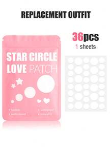 (1512pcs/42 Sheets) Gift Box Set, Cute Round Stickers, Ultra-Thin Design, Suitable For Face And Body Use, Essential For Photography And Face Painting, Suitable For Various Parties, Gatherings And Entertainment Activities, (864/432/216/108/36pcs) - Clear - View 7
