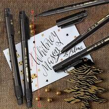 1/4pcs Calligraphy Pen Set, For Handwriting - Fine & Sharp, Replaceable Black Ink, Flexible Oval Barrel, Lightweight Plastic Material, Art Painting, Professional Art Use - A - View 2