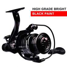 PRO BEROS Proberos 3000-6000 Double Brake Design Fishing Reel Super Strong Carp Fishing Feeder Spinning Reel Spinning Wheel Fishing Wheel - Black - View 9