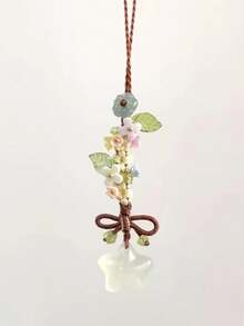 1PC Star, Flower, Bowknot Phone Lanyard, CCD Camera Pendant, Bag Pendant, Vintage Multi-Purpose Fashion Small Handmade Phone Chain Charm, Suitable For Women's Daily Use, Applicable To Android Systems And Most Smartphones, A Birthday Or Holiday Gift For Mothers, Family, And Friends - Multicolor - View 2