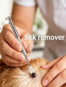 1/3/4pcs Stainless Steel Flea Removal Tool And Grooming Kit; A Flea-Removal Comb Designed For Catching Fleas And General Grooming. Convenient And Practical, It Is Ideal For Daily Home Grooming And The Top Choice For Pet Hygiene. - Multicolor - View 4