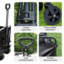 Mobile Storage Islands - [5-inch Wheel Folding Type] 80L - View 8