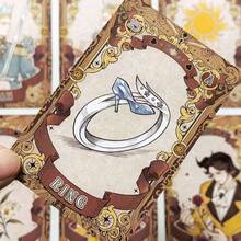 44張童話風格 Lenormand 全套夢幻主題占卜卡，塔羅替代收藏版，靈性探索桌上遊戲卡 - 彩色 - 查看 6