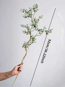 92/54cm 人造植物，人造尤加利枝葉，人造花，適用於婚禮裝飾、居家裝飾、節日裝飾、喬遷禮物、生日禮物、客廳裝飾 - 彩色 - 查看 7