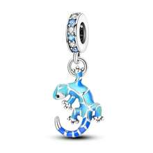 1pc Silver Plated Animal Series Forest Elephant Tiger Lion Dinosaur Zebra Sloth Rabbit Panda Pendant Beads Suitable For Bracelet Bangle Necklace Beads Suitable For DIY Jewelry Making Human And Nature Theme Beads - Silver - View 30