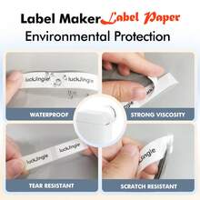 Memiva L12 Inkless Thermal Label Printer, Portable Mini Bluetooth Sticker Machine, Adhesive Label Maker, Similar To D11 D110 P15 Q30, Can Print Barcodes, Photos, Memo Stickers, Suitable For Home, Office, Small Business Organization - Multicolor - View 4